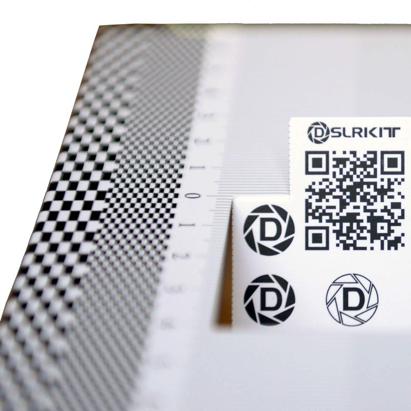 DSLRKIT 28X18cm Lens Focus Calibration Tool Alignment Ruler Folding Card (Pack of 2) - Image 3